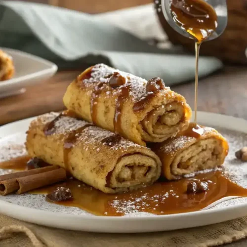Cinnamon Roll French Toast Roll-Ups