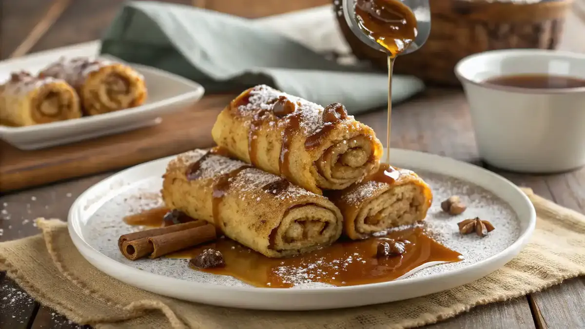 Cinnamon Roll French Toast Roll-Ups
