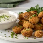 Crispy Fried Mushrooms with Cool Ranch Dip