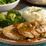 Finished Crock Pot Mississippi Chicken
