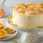 Frosted Orange Creamsicle Cake