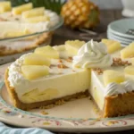 Finished Pineapple Cream Cheese Pie