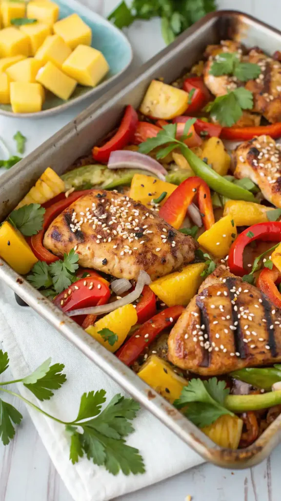 Hawaiian Chicken Sheet Pan Recipe