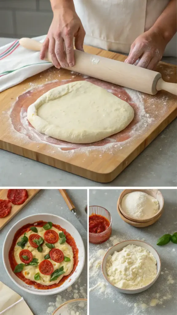 Making Homemade Classic Pizza