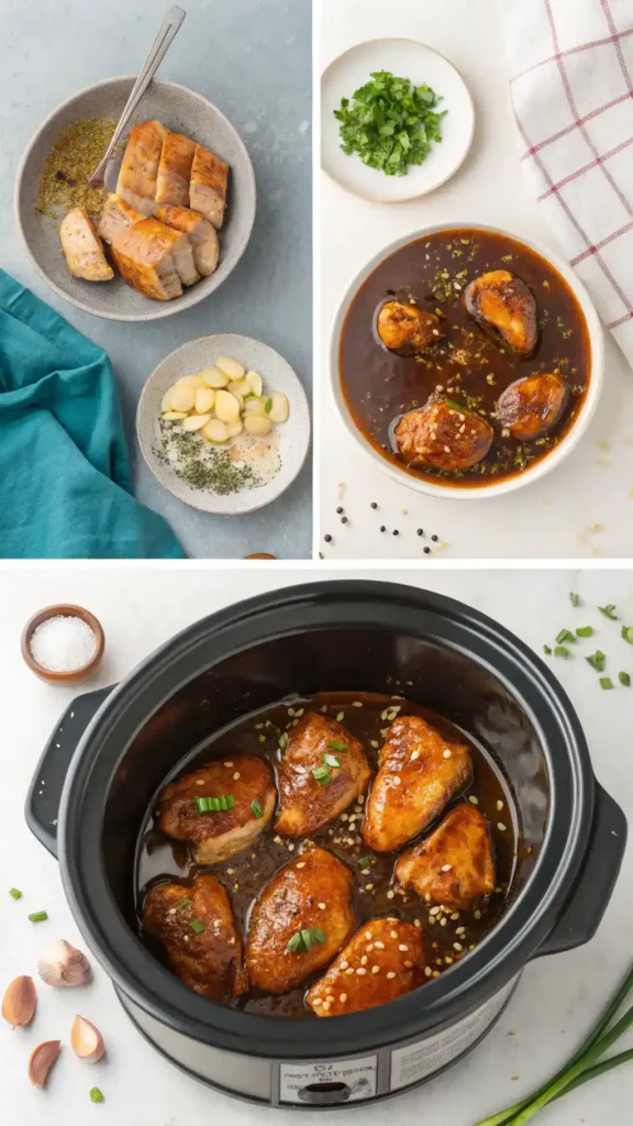 How to Make Slow Cooker Honey Garlic Chicken