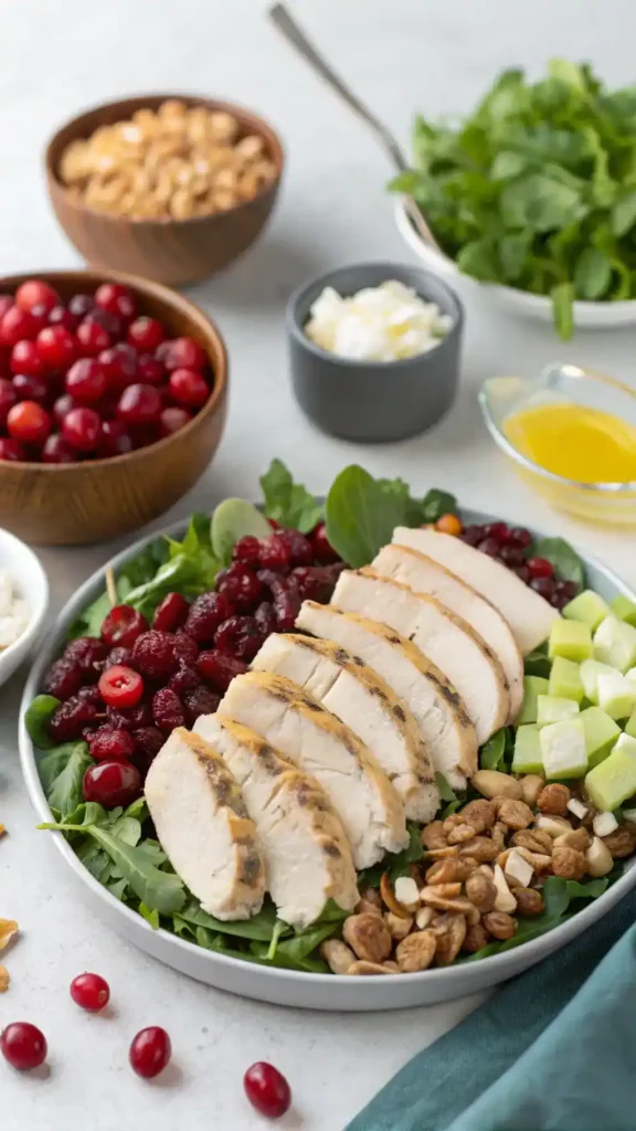 Ingredients for Cranberry Chicken Salad