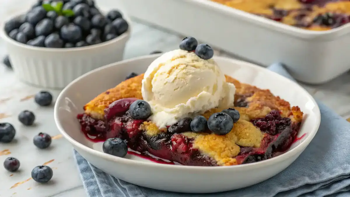 Delicious Blueberry Dump Cake