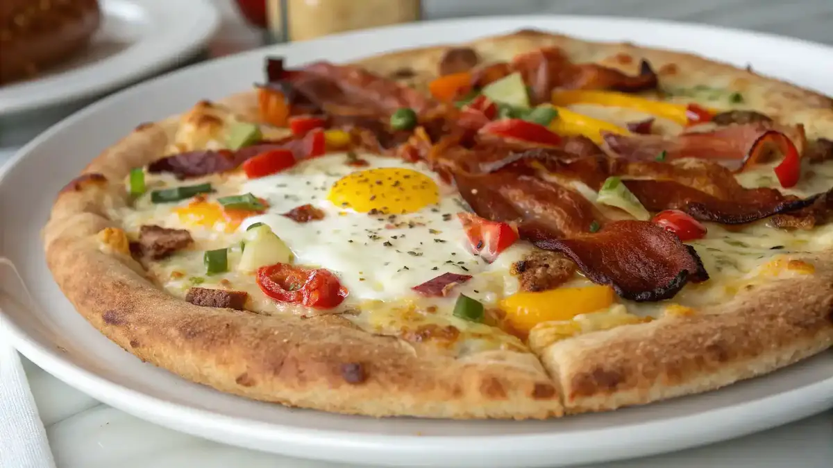 Delicious Carnivore Breakfast Pizza
