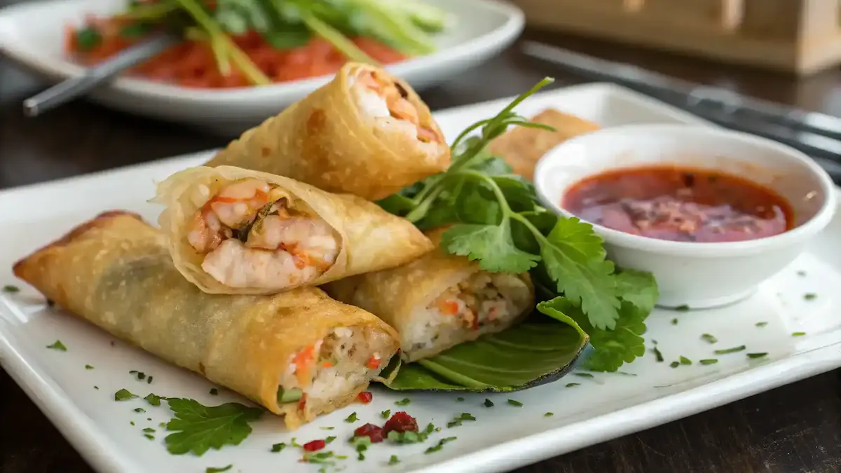 Crispy Shrimp Egg Rolls