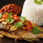 Buttered Garlic Bangus with Bagoong