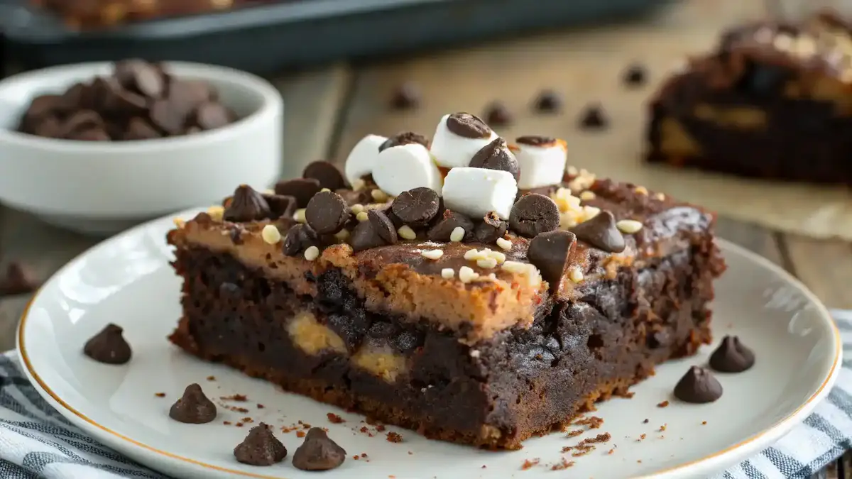 Slice of Mississippi Mud Cake Bliss