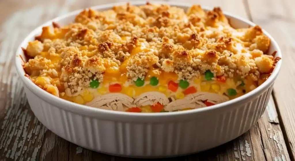 Dolly Parton’s 5-Ingredient Casserole in a dish