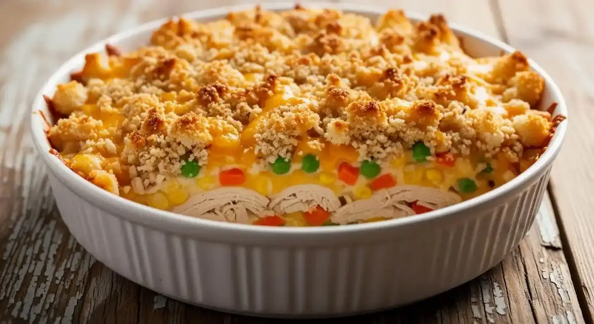 Dolly Parton’s 5-Ingredient Casserole in a dish