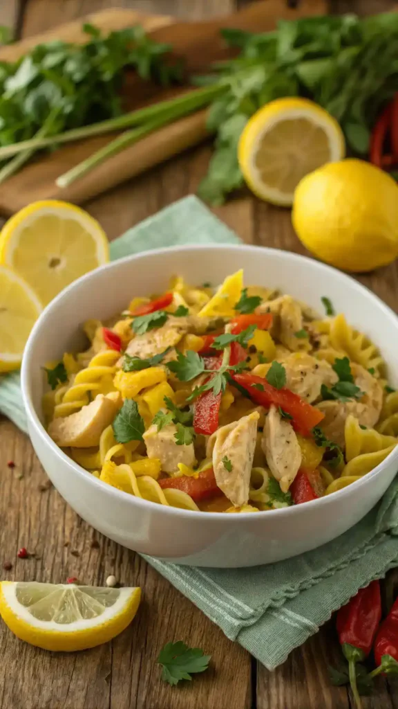 Delicious Lemon Chicken Pasta