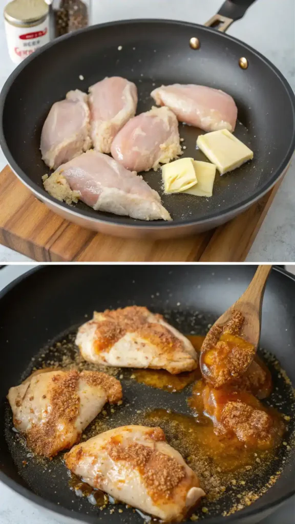 Cooking Pan-Fried Honey Butter Chicken