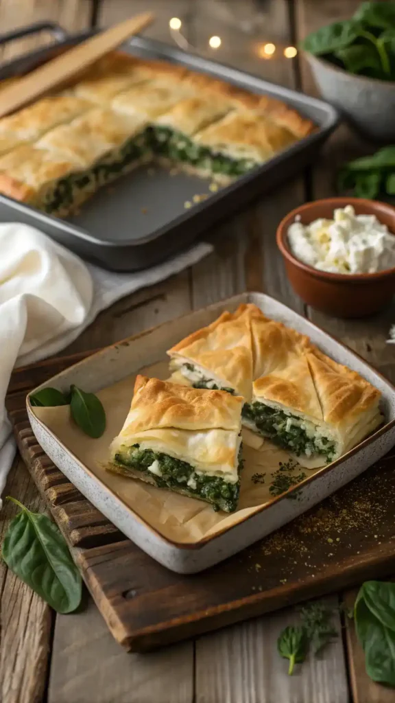 Delicious Spanakopita Pan Pittes