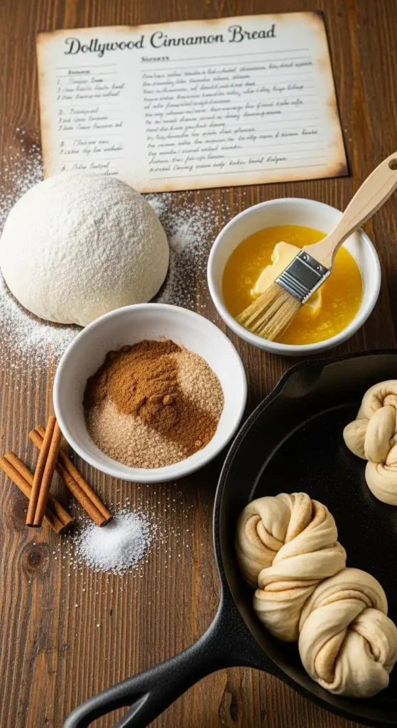 Ingredients for Dollywood Cinnamon Bread