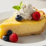 Slice of Lemon Impossible Pie