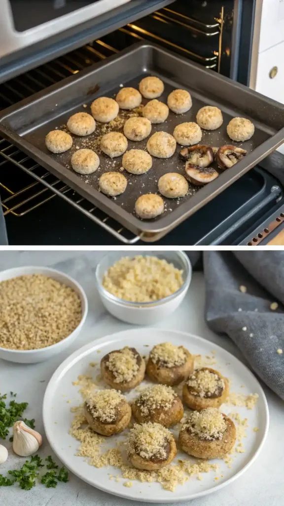 How to make Crispy Garlic Mushroom Bites