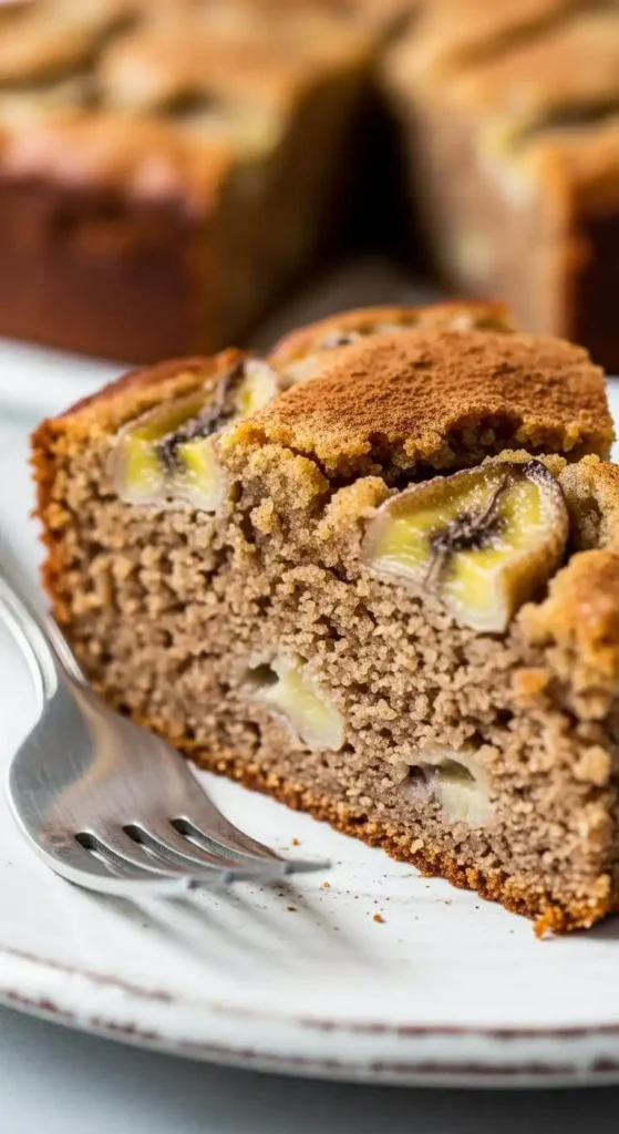 Slice of Banana Bread Cobbler