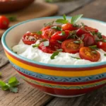 Whipped Cottage Cheese And Marinated Tomatoes Recipe