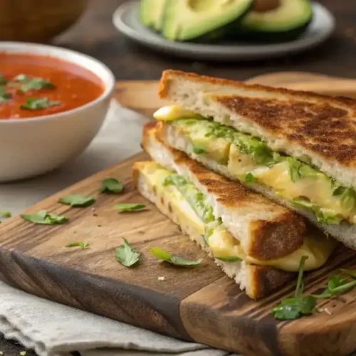 Delicious Avocado Grilled Cheese Sandwich