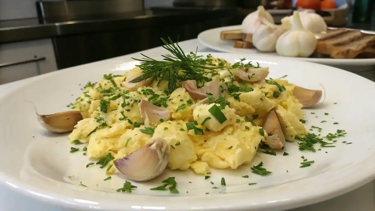 Delicious Butter Garlic Eggs