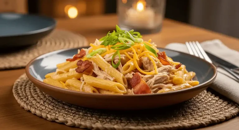Delicious Crack Chicken Penne