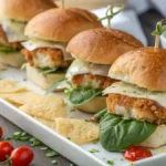 Chicken Parm Caesar Salad Sliders