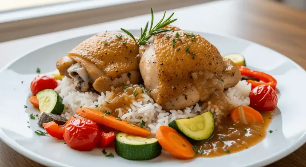 Finished Forgotten Chicken Recipe