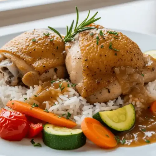 Finished Forgotten Chicken Recipe