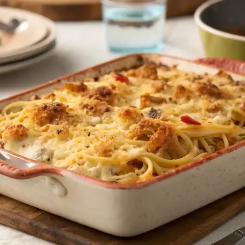 Monterey Chicken Spaghetti Casserole Recipe