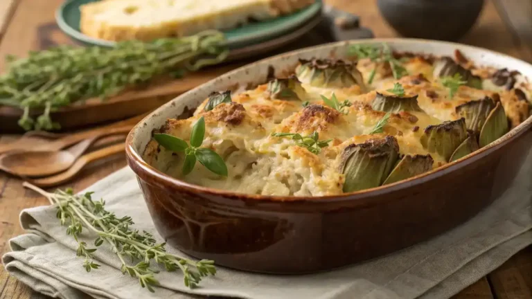 Stuffed Artichoke Casserole