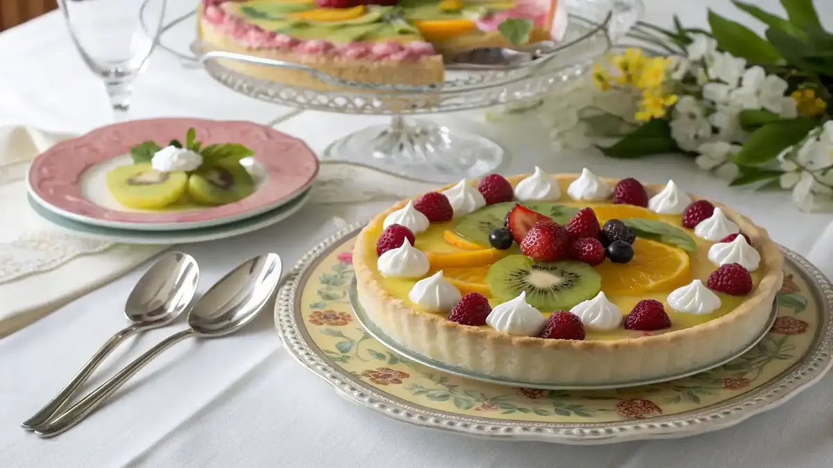 Finished Easter Jell-O Pie