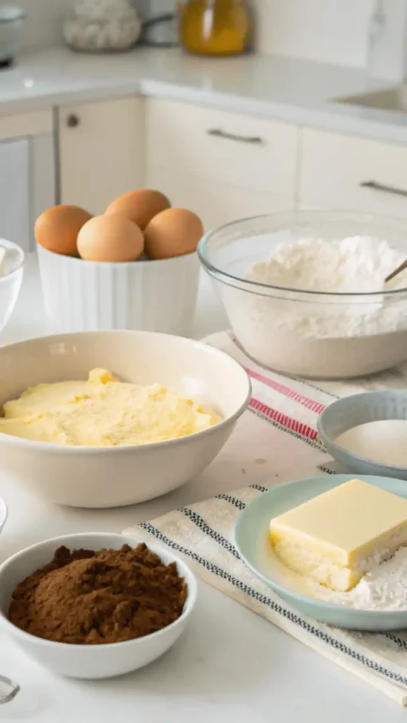 Step-by-step process of making Cheesecake Brownies