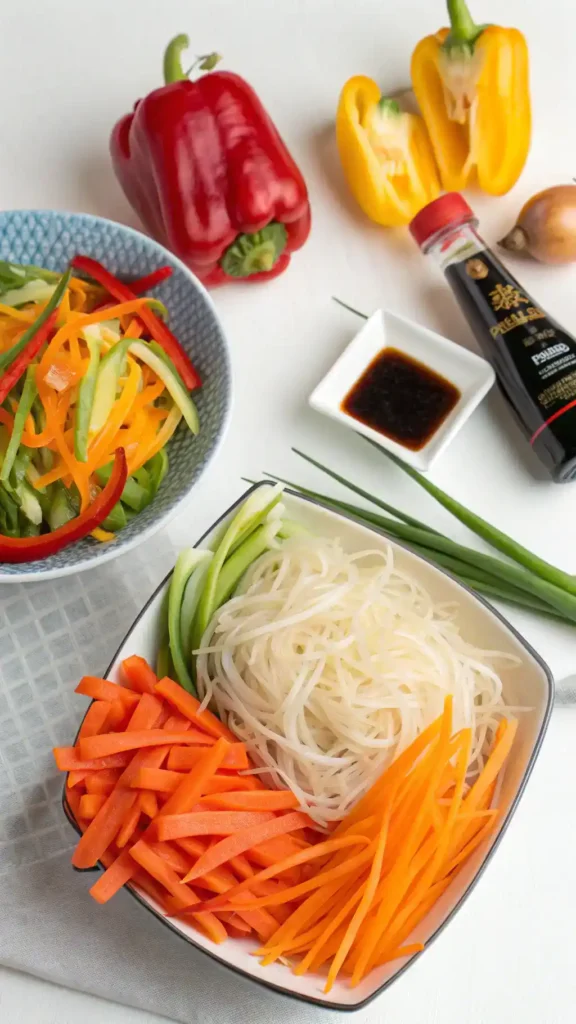 Ingredients for Glass Noodles Recipe