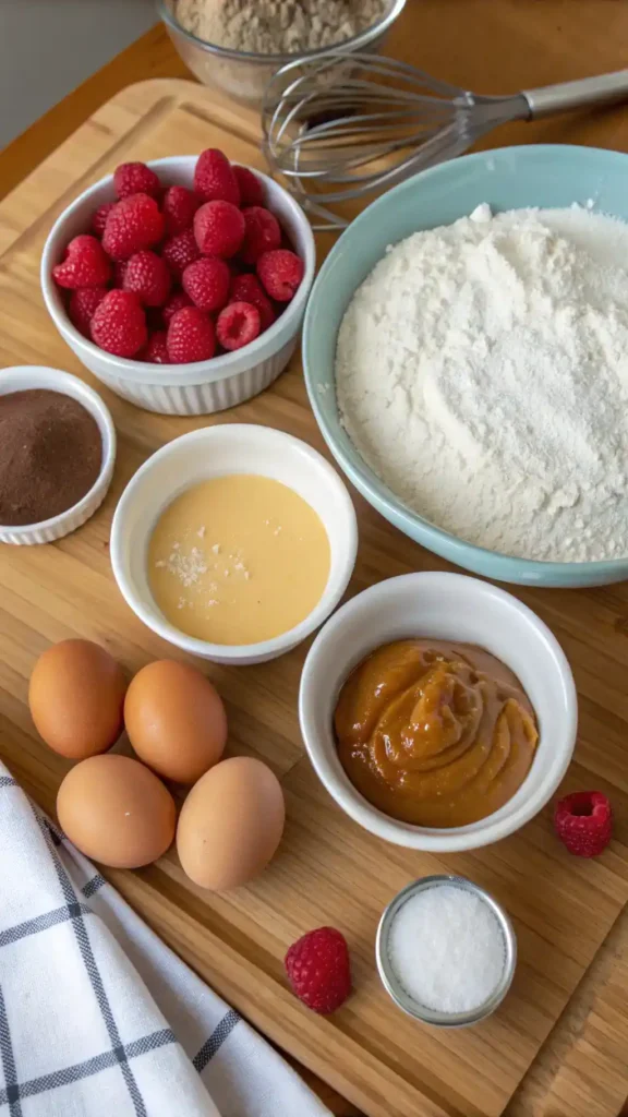 Ingredients for Vanilla Caramel Delight Cake