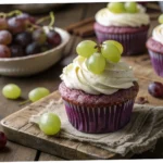 Luscious Grape Crush Cupcakes