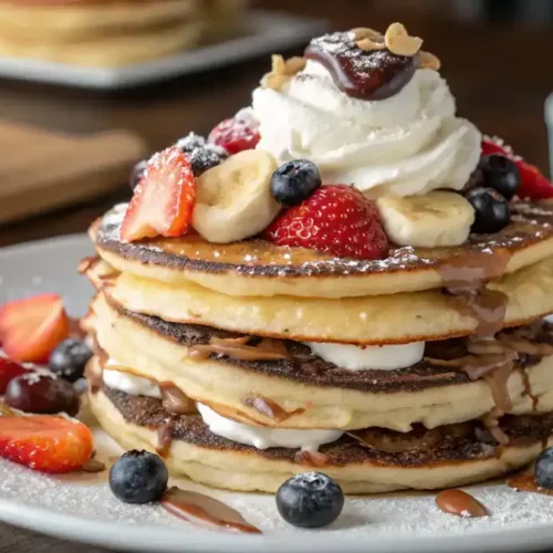 Nutella Pancake Sandwiches