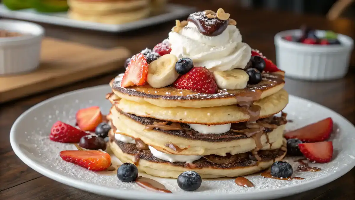 Nutella Pancake Sandwiches