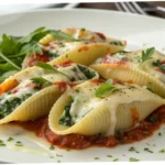 Delicious Spinach And Ricotta Stuffed Pasta Shells